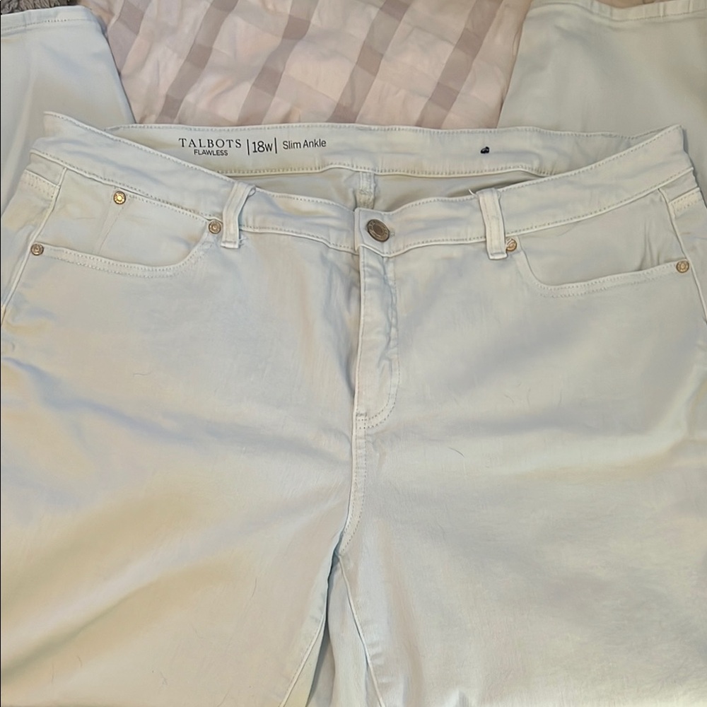 Talbots Jeans in Blue with Slim Fit and High Waist